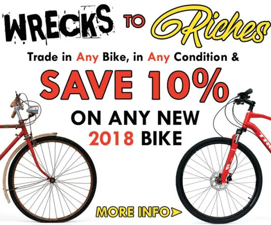 Got an old bike , need a new one ? Why not trade it in