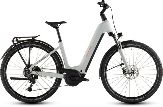 CUBE NURIDE HYBRID PERFORMANCE 600 EASY ENTRY eTREKKING BIKE 2026 DESERTSTONE' N 'GREY