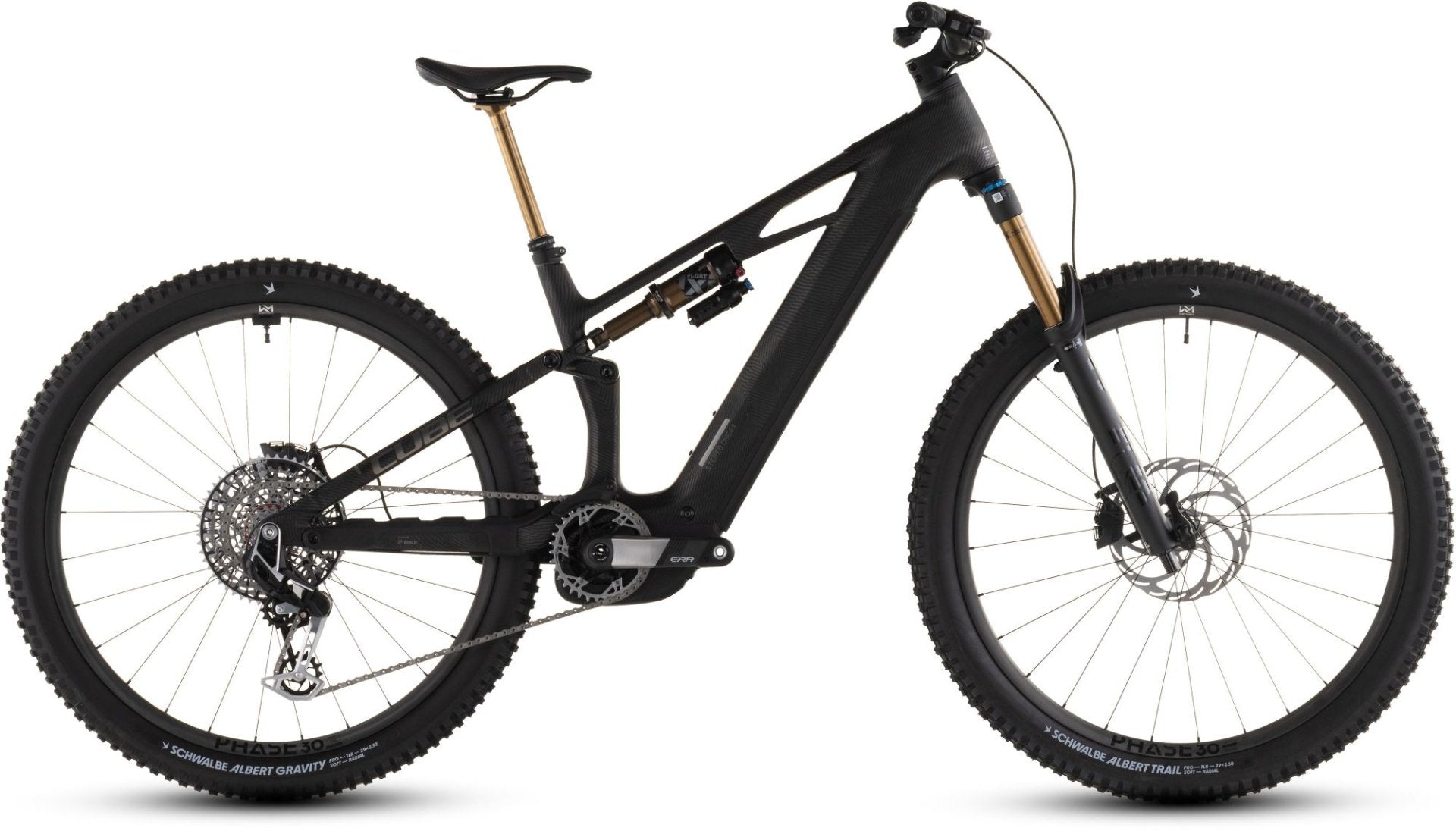 CUBE STEREO HYBRID ONE44 HPC SLT 800 eMTB BIKE 2026 CARBONGRID' N 'CHROME