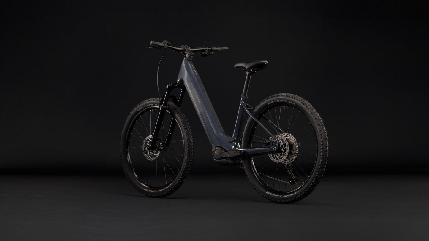 CUBE REACTION HYBRID ONE 720 HARDTAIL eMTB BIKE 2027 OOLONGGREY 'N' REFLEX (EASY ENTRY)