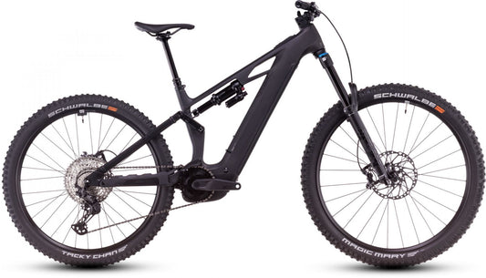 CUBE STEREO HYBRID ONE77 HPC SLX 800 eMTB BIKE 2025 BLACKLINE **CHIPPED**
