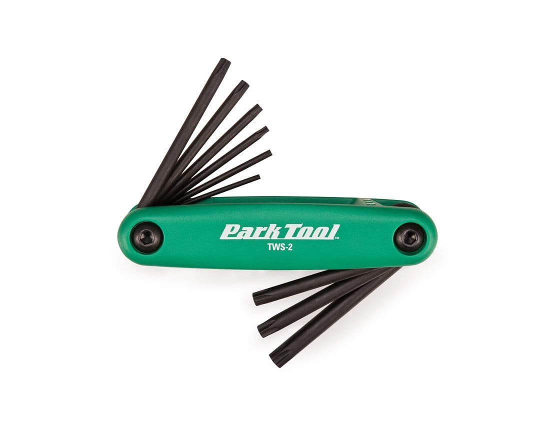 PARK TOOL TWS-2 FOLD-UP STAR SHAPED TORX WRENCH SET