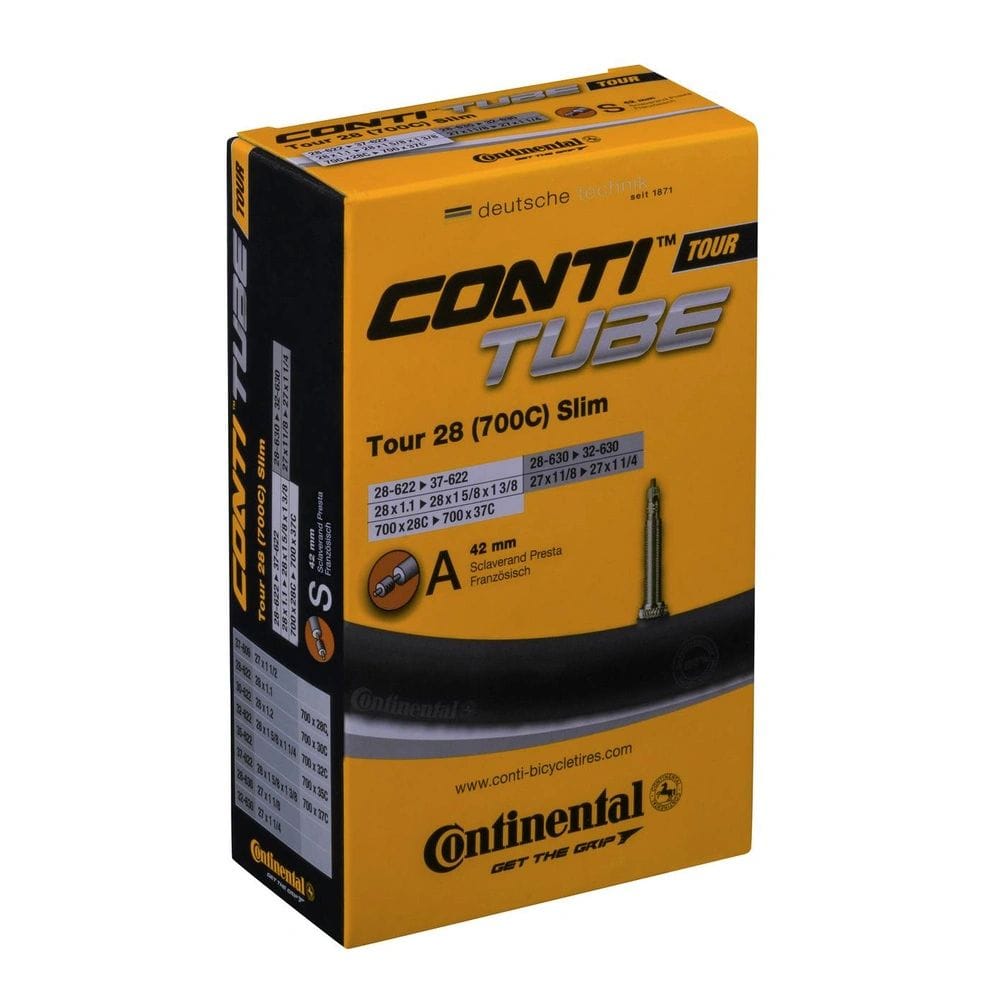 CONTINENTAL TOUR 28 SLIM 700 x 28-37C 42MM PRESTA VALUE INNER TUBE