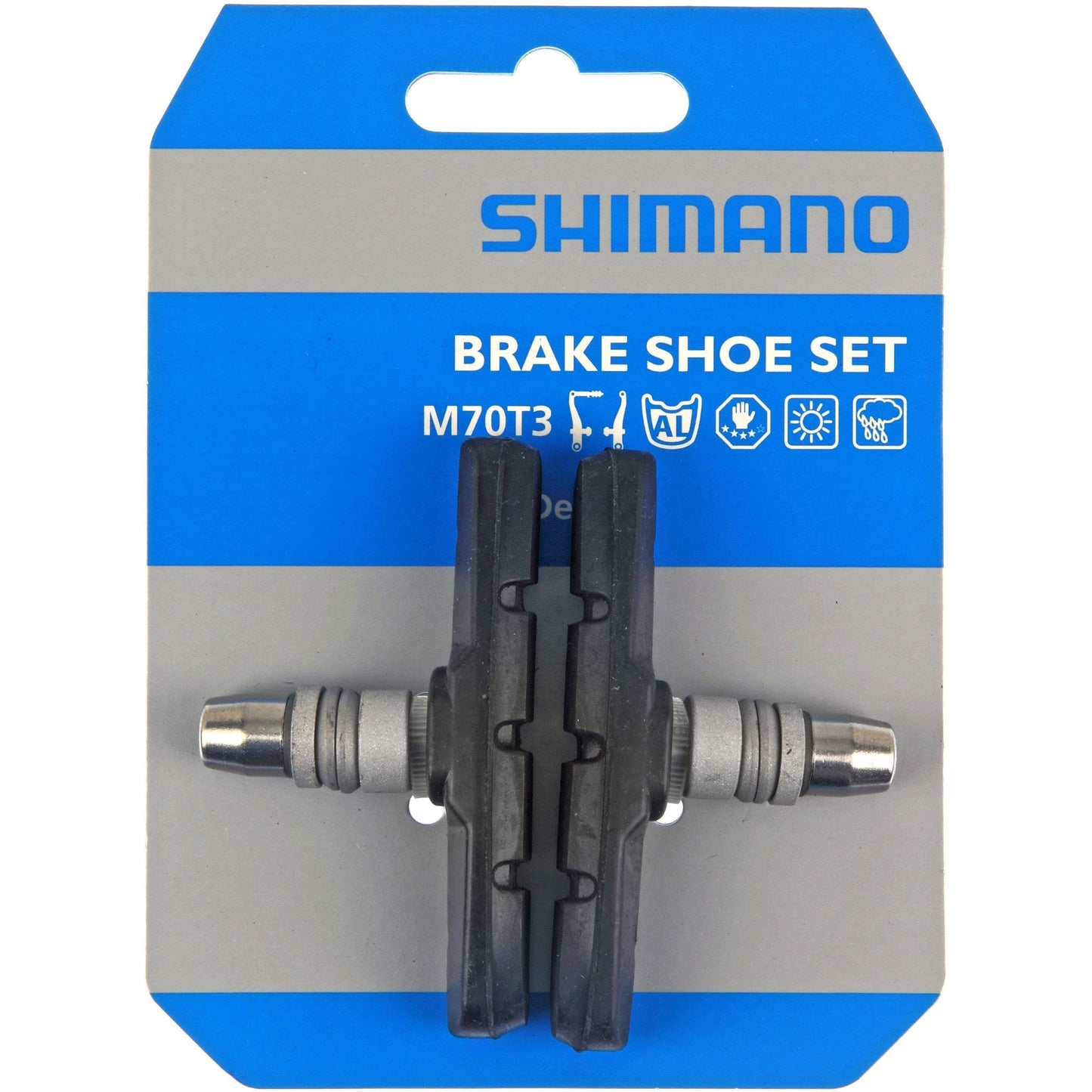 SHIMANO M70T3 / M600 BRAKE BLOCKS FOR LX/DEORE/ALIVIO V-BRAKES