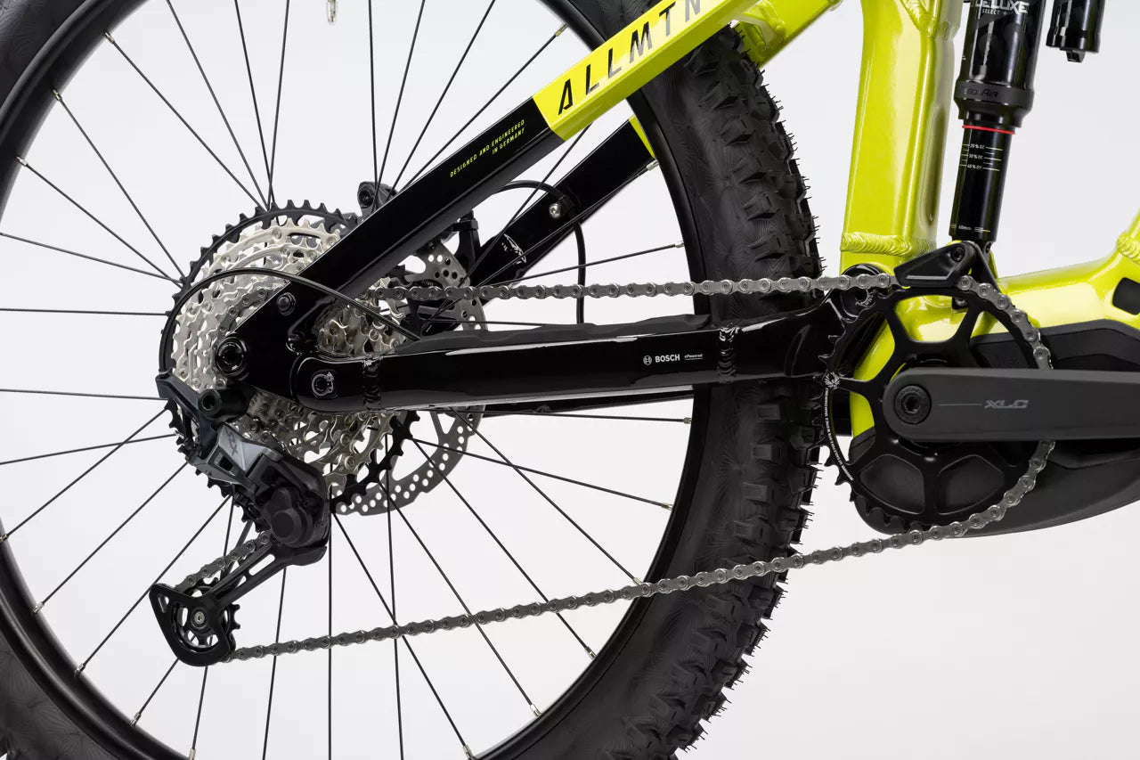HAIBIKE ALLMTN 6 FULL SUSPENSION eMTB BIKE 2025 GLOSSY NEBULAR LIME/BLACK