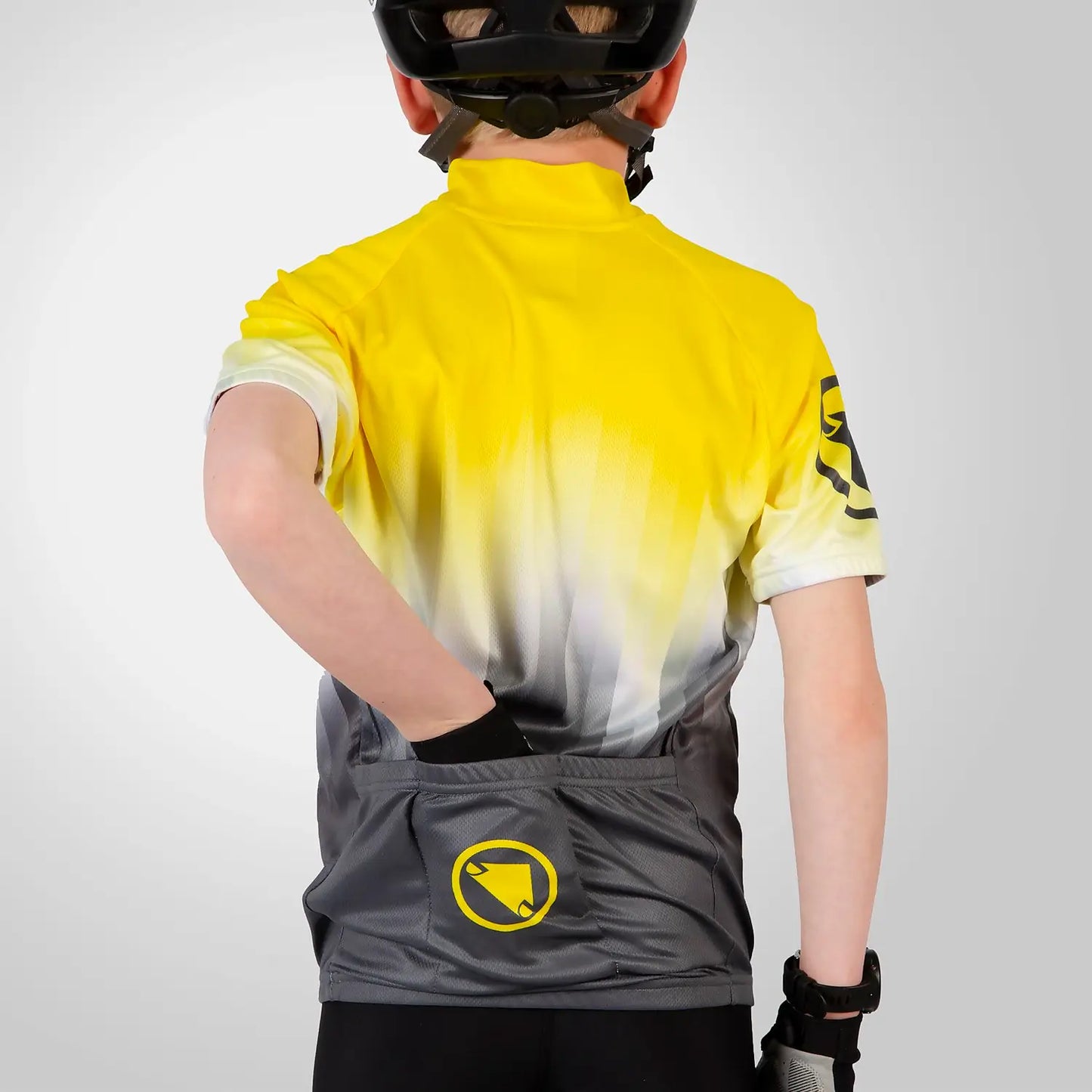 ENDURA KIDS XTRACT S/S JERSEY - HI-VIZ YELLOW