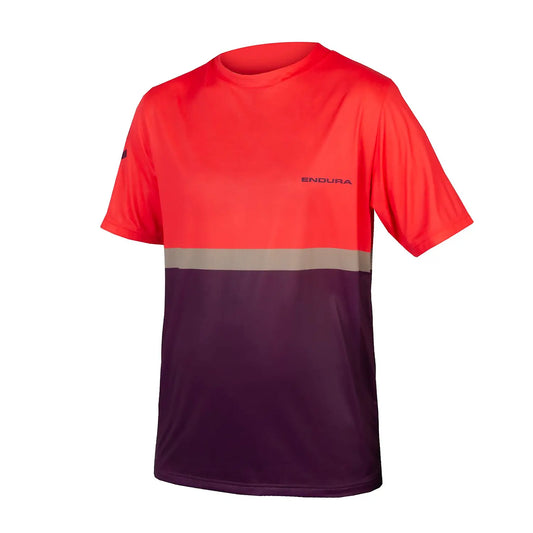 ENDURA SINGLETRACK CORE TEE II AUBERGINE