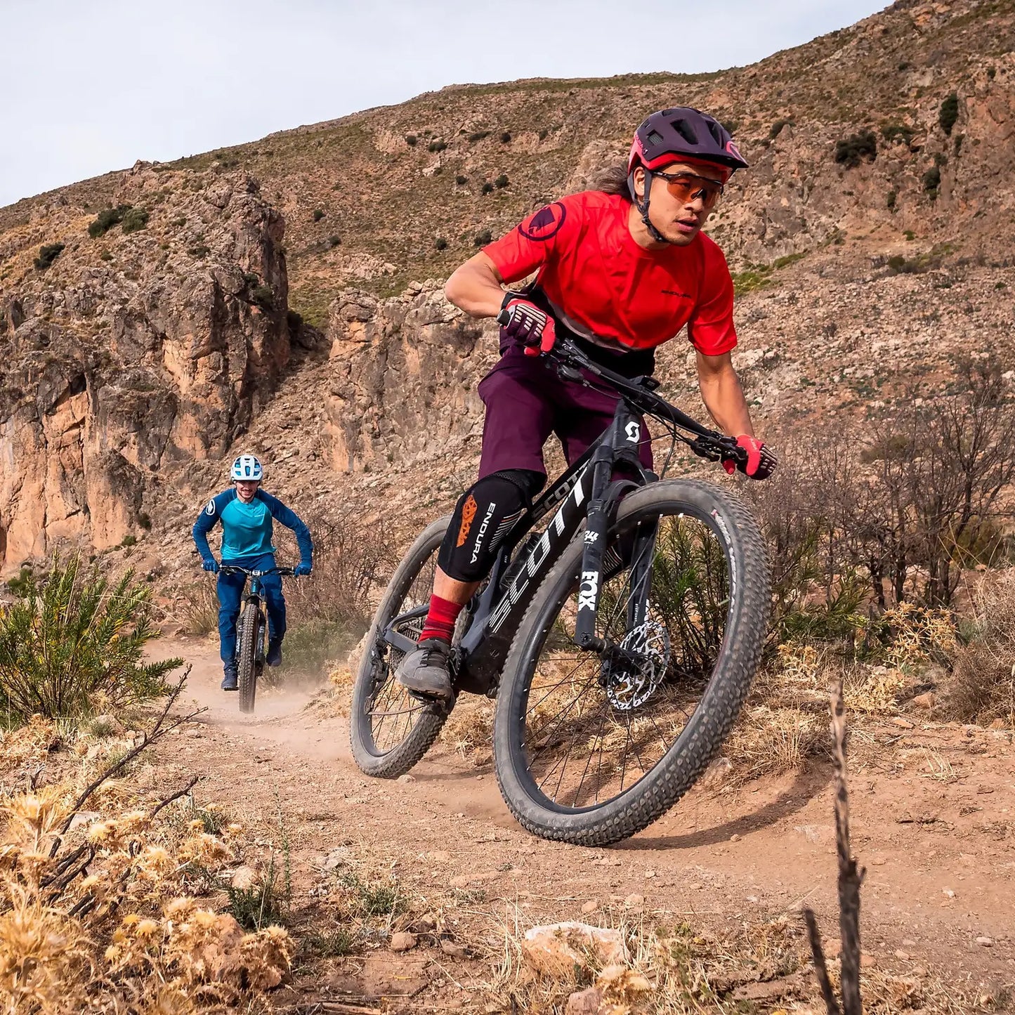 ENDURA SINGLETRACK CORE TEE II - AUBERGINE