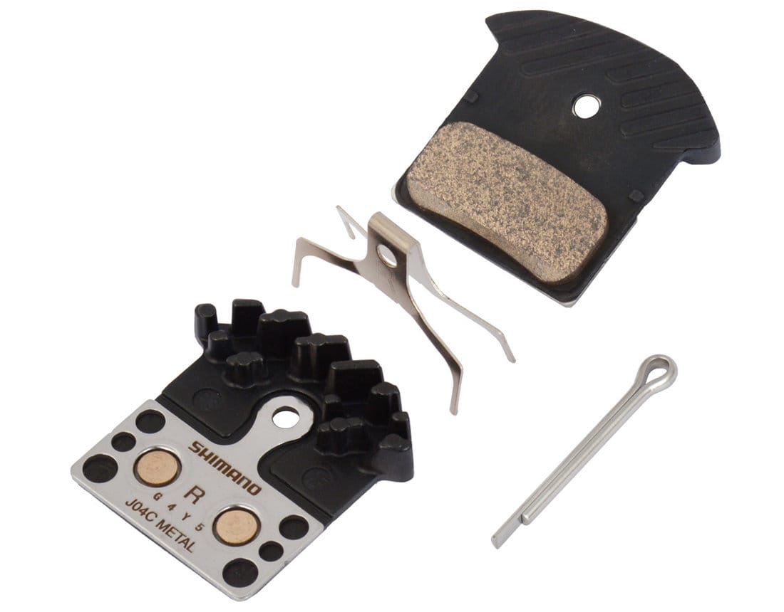 SHIMANO J04C DISC BRAKE PAD AND SPRING WITH FIN