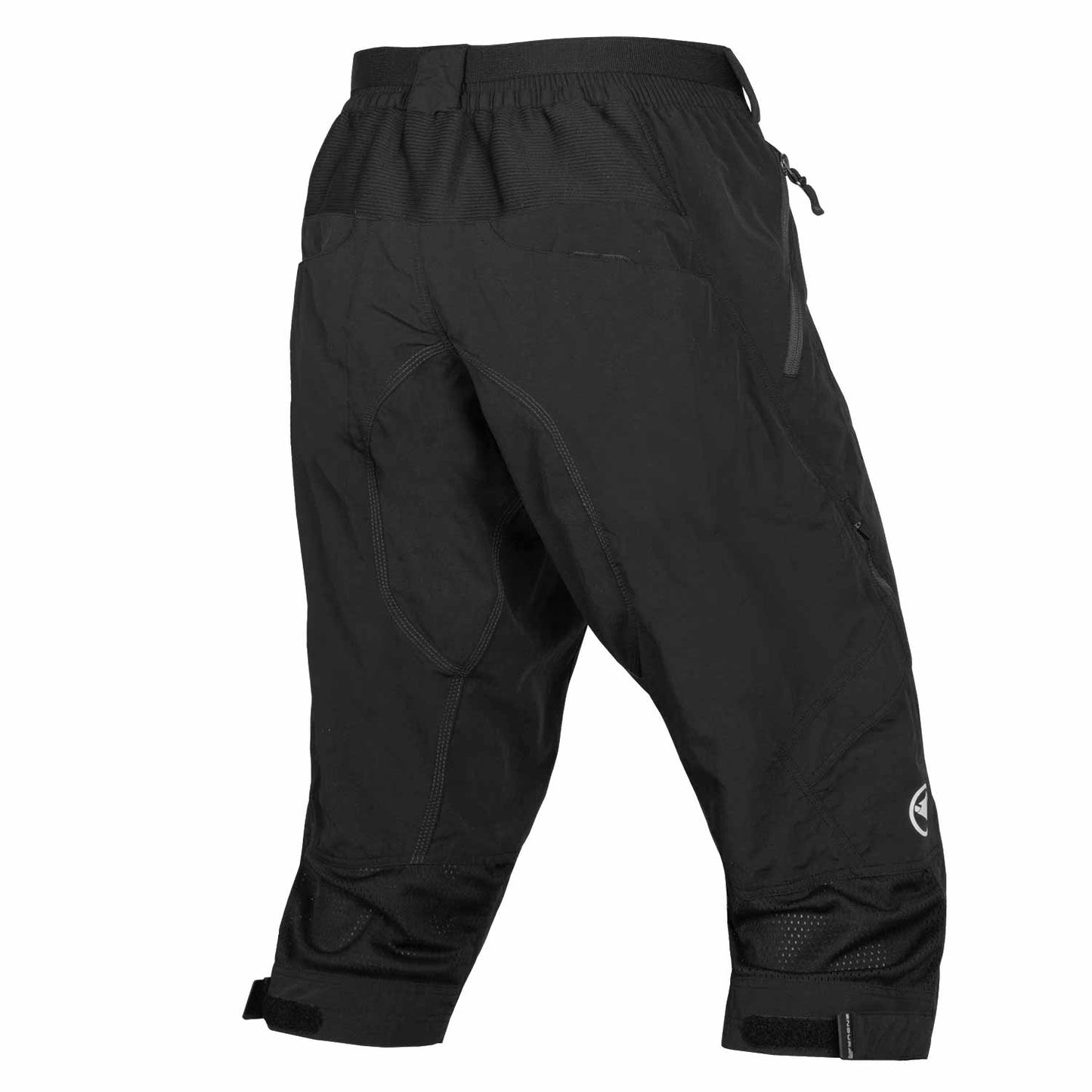 ENDURA HUMMVEE 3/4 SHORT II WITH LINER - BLACK