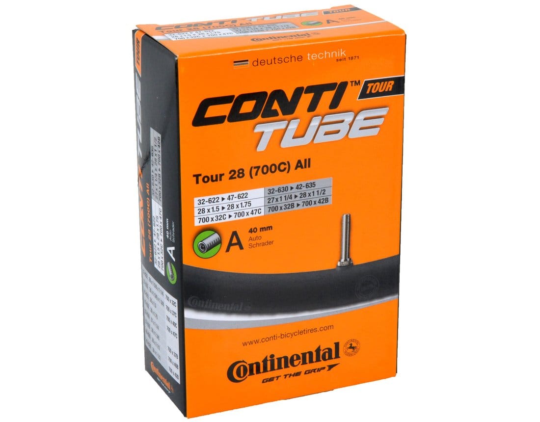 CONTINENTAL TOUR 28 700 x 32-47C 42MM SCHRADER VALUE INNER TUBE