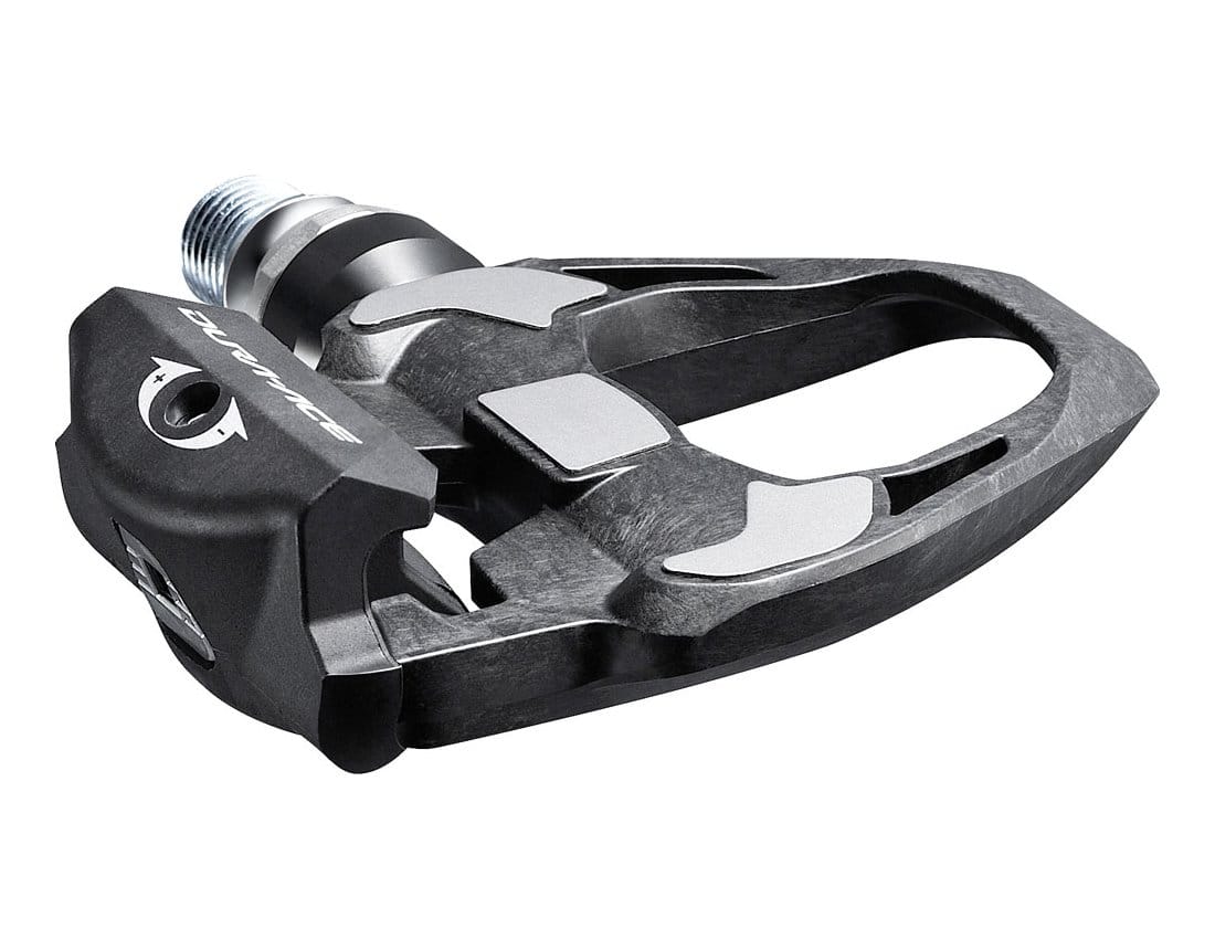 SHIMANO PD-R9100 DURA-ACE CARBON SPD-SL ROAD PEDALS - 4MM LONGER AXLE