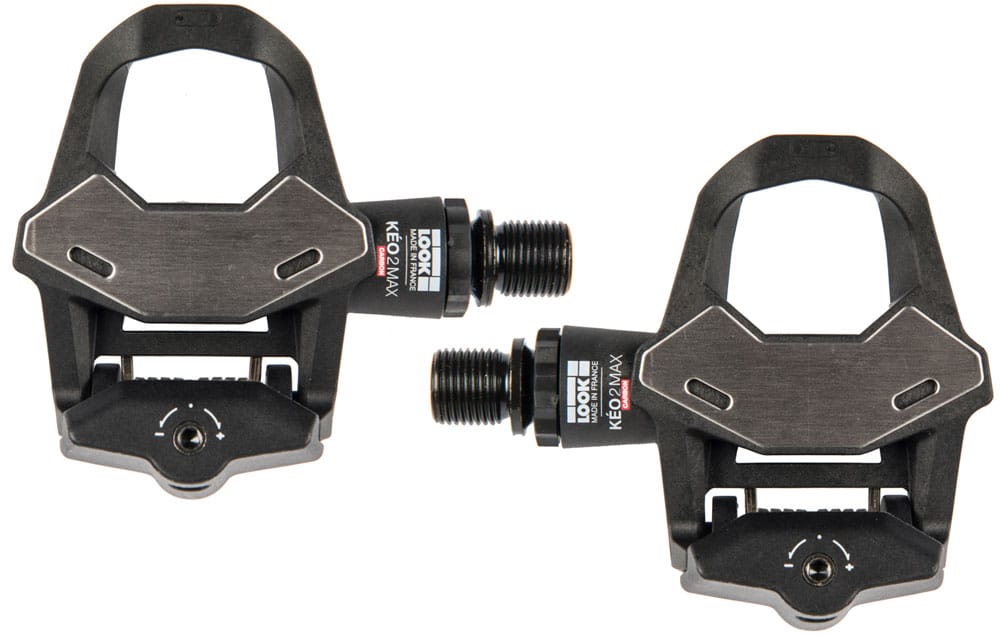 LOOK KEO 2 MAX CARBON PEDALS WITH KEO GRIP CLEAT