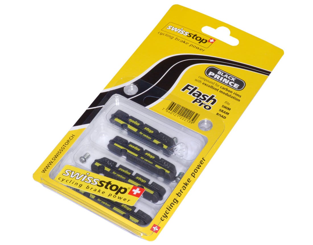 SWISSSTOP FLASH PRO BLACK PRINCE PADS - BLACK PRINCE