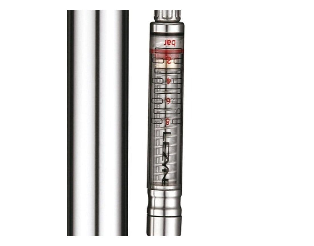 LEZYNE CNC MICRO FLOOR DRIVE HPG / HVG MINI PUMP WITH PRESSURE GUAGE