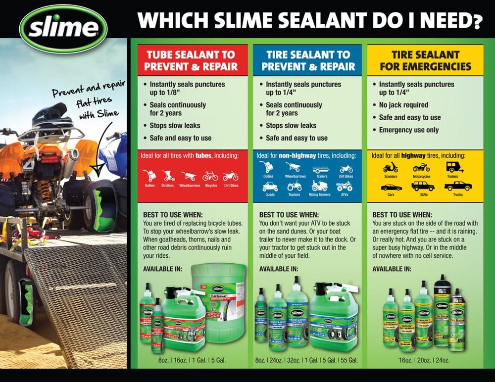SLIME TUBE SEALANT 16 oz