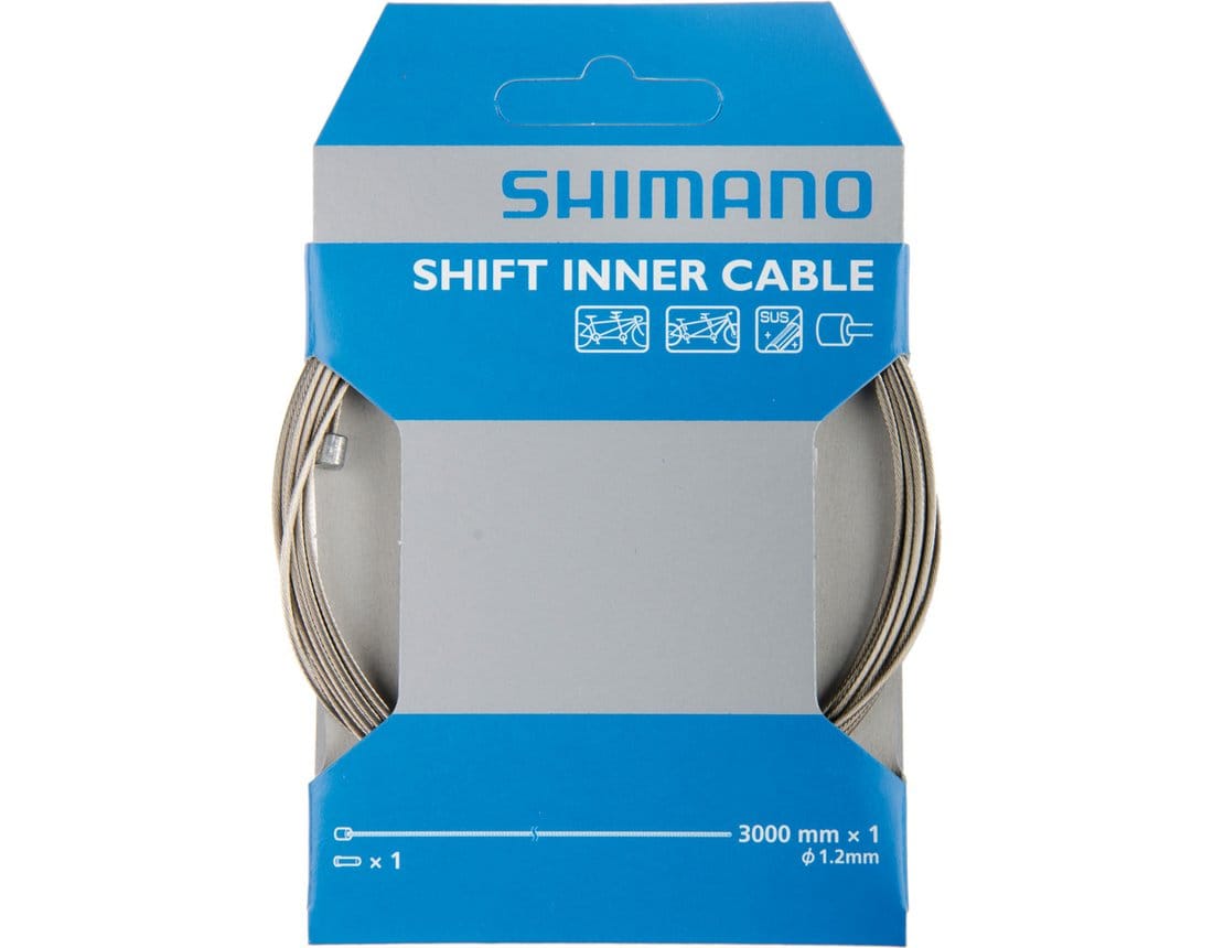 SHIMANO TANDEM STAINLESS STEEL SUS SHIFT INNER CABLE 1.2mm x 3000mm