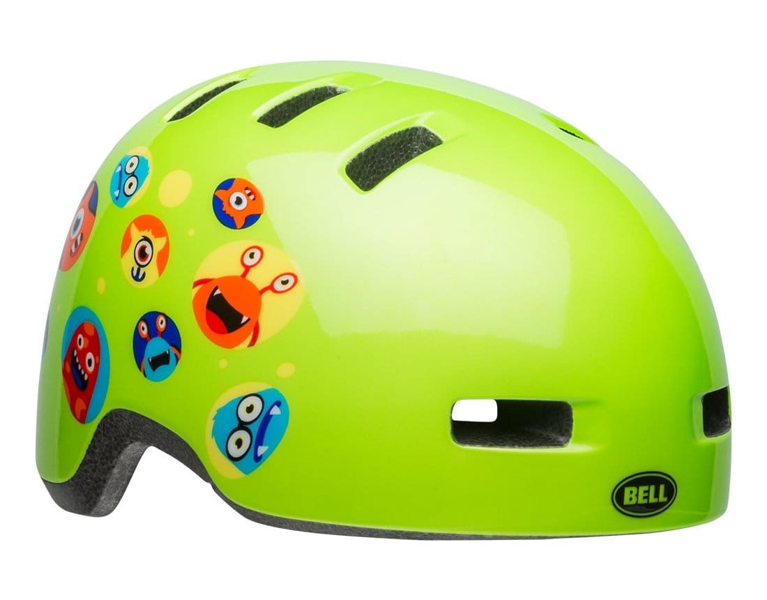 BELL LIL RIPPER CHILD HELMET - MONSTERS GLOSS GREEN