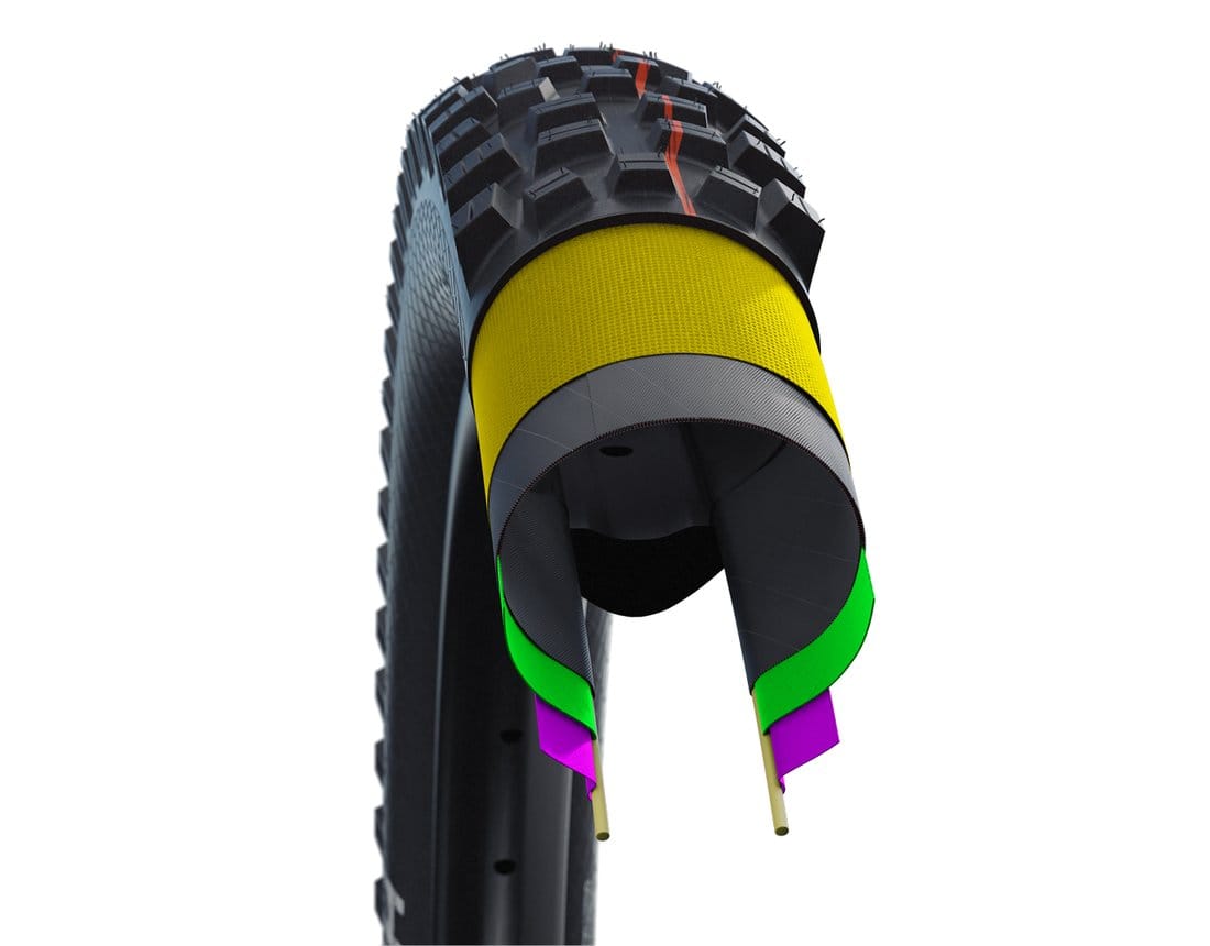 SCHWALBE EDDY CURRENT FRONT EVO SUPER TRAIL 27.5 E-50 FOLDING TYRE