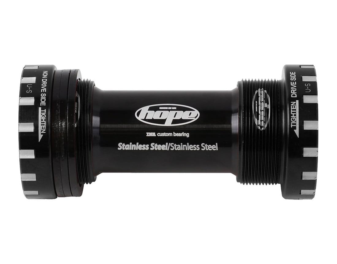 HOPE BSA 67/73MM STAINLESS STEEL BOTTOM BRACKET - BLACK