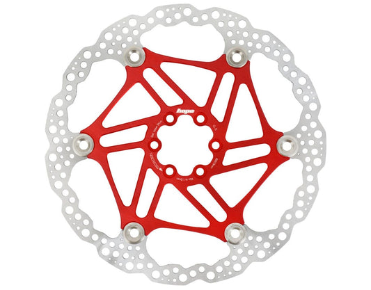 HOPE FLOATING 6-HOLE DISC ROTOR RED SMALL