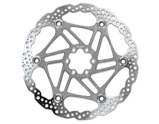 HOPE FLOATING 6-HOLE DISC ROTOR SILVER SMALL