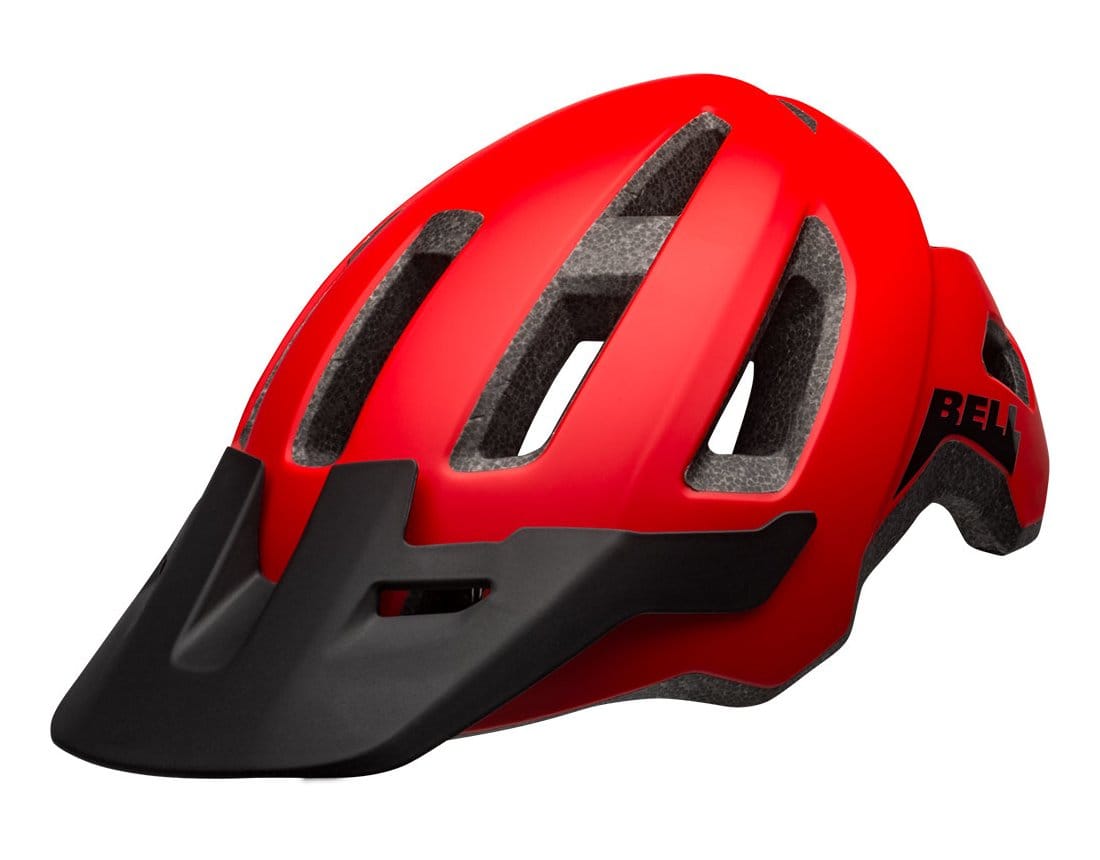 BELL NOMAD MTB HELMET - SOLID MATTE RED/BLACK