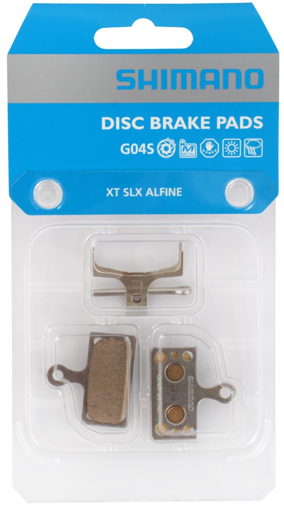 SHIMANO G04S METAL DISC BRAKE PADS