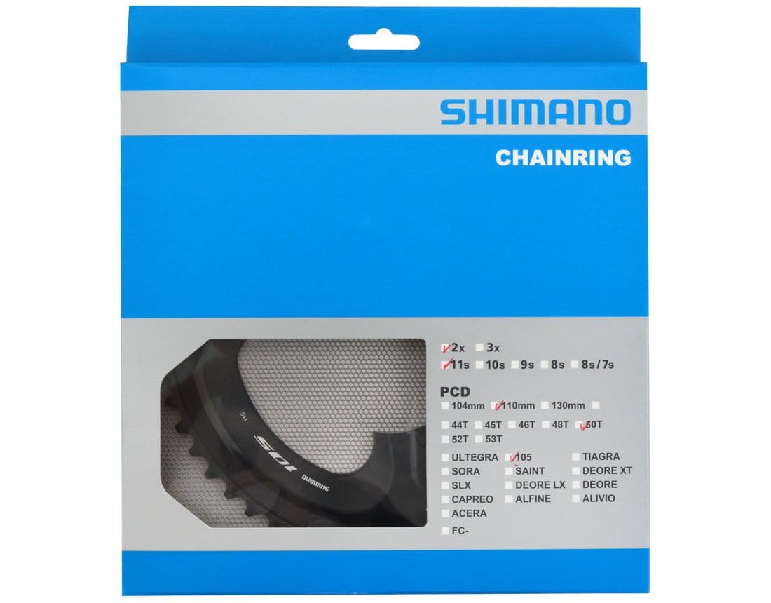 SHIMANO 105 FC-R7000 CHAINRING (50T-MS) - 50/34T