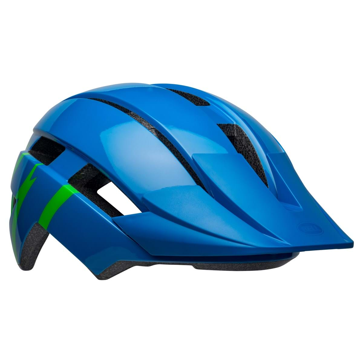 BELL SIDETRACK II CHILD HELMET - STRIKE GLOSS BLUE/GREEN