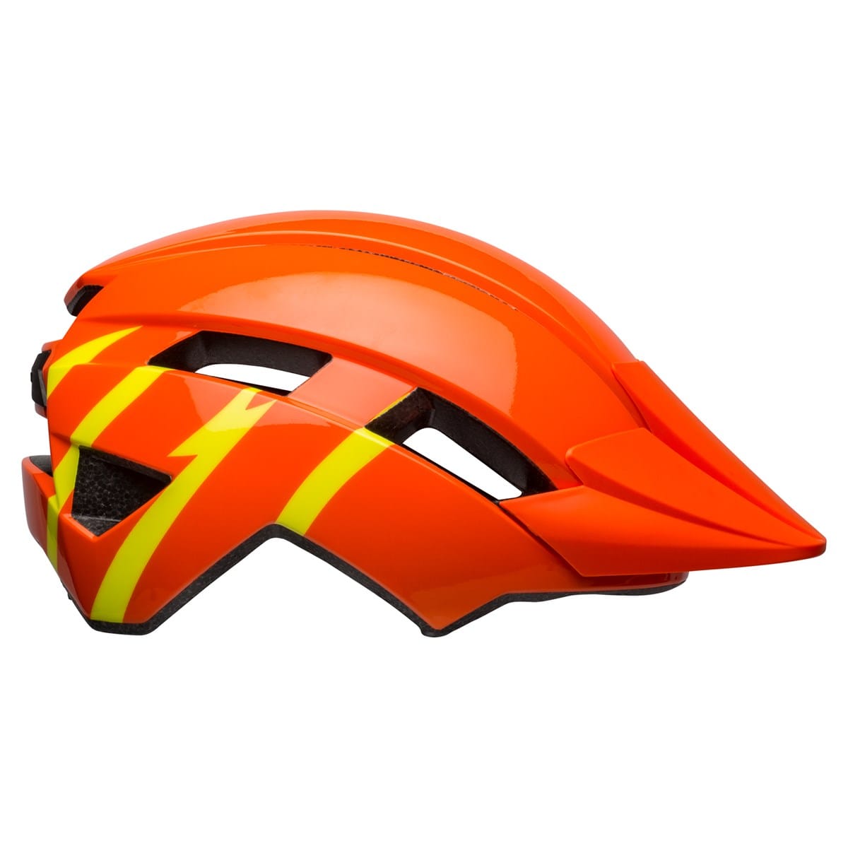 BELL SIDETRACK II YOUTH HELMET - STRIKE GLOSS ORANGE/YELLOW