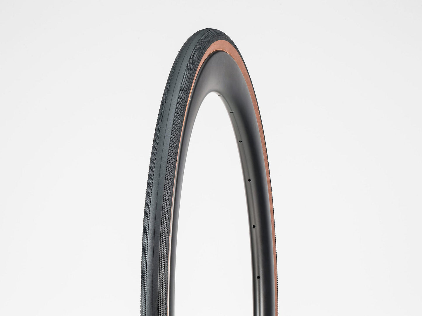 BONTRAGER R3 HARD-CASE LITE TLR ROAD TYRE BLACK/DARK BROWN