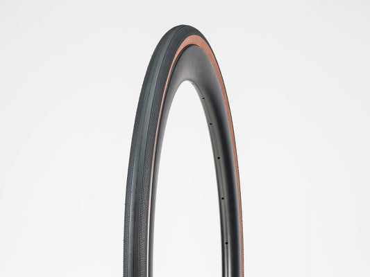 BONTRAGER R3 HARD-CASE LITE TLR ROAD TYRE BLACK/DARK BROWN