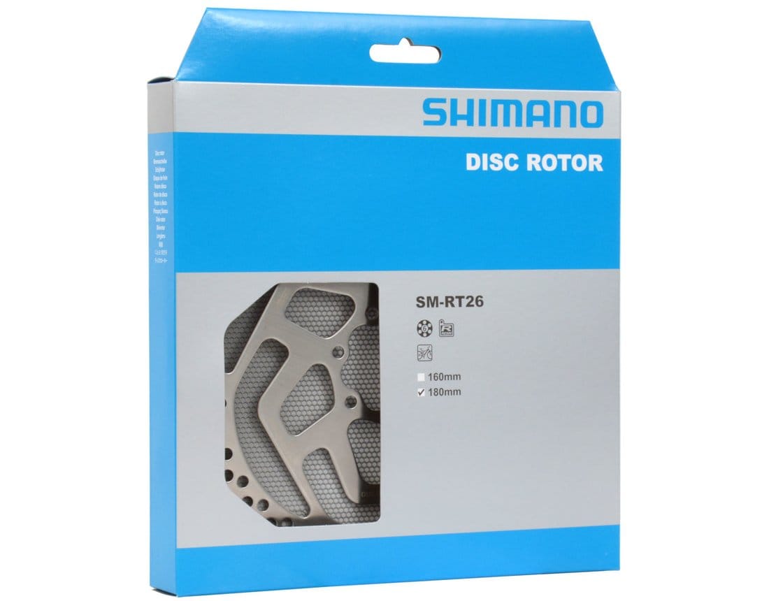 SHIMANO SM-RT26 6-BOLT DISC ROTOR - 180MM