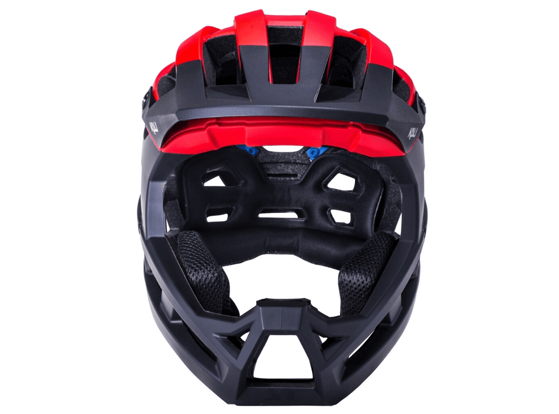 KALI INVADER 2.0 FULL FACE HELMET - MATT RED & BLACK