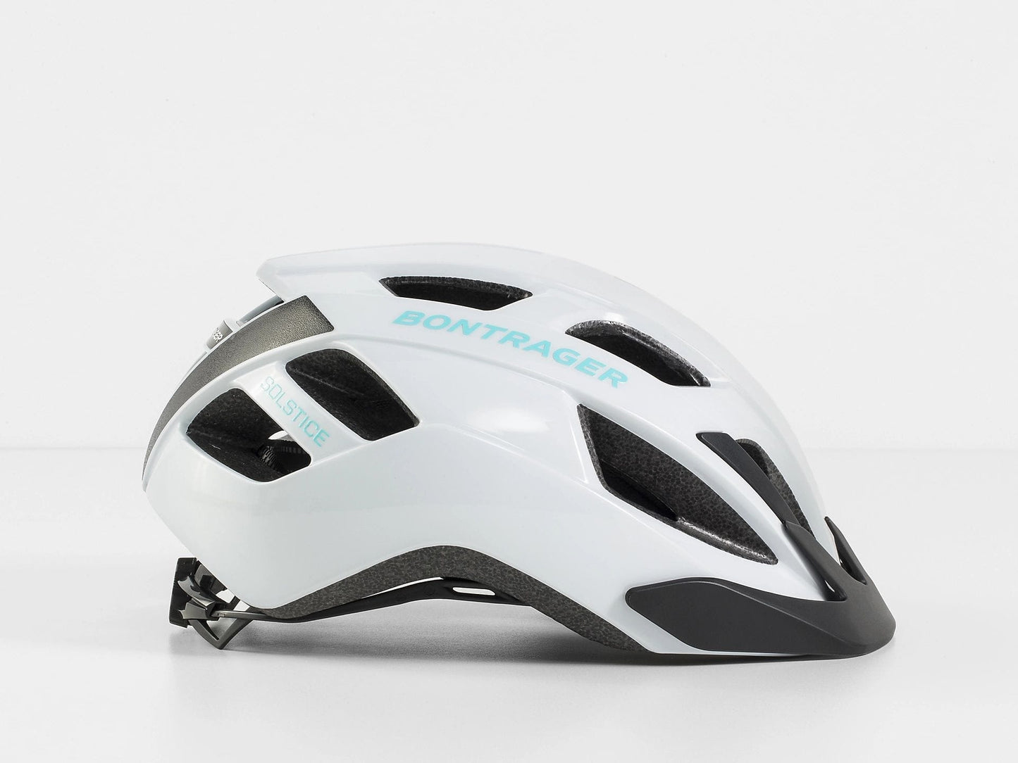 BONTRAGER SOLSTICE BIKE HELMET - WHITE/MIAMI GREEN