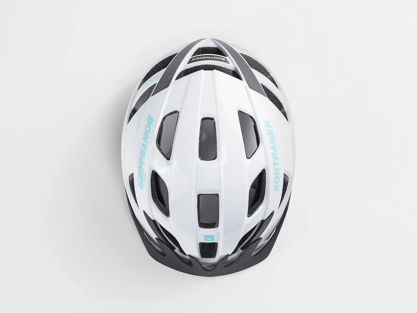 BONTRAGER SOLSTICE BIKE HELMET - WHITE/MIAMI GREEN