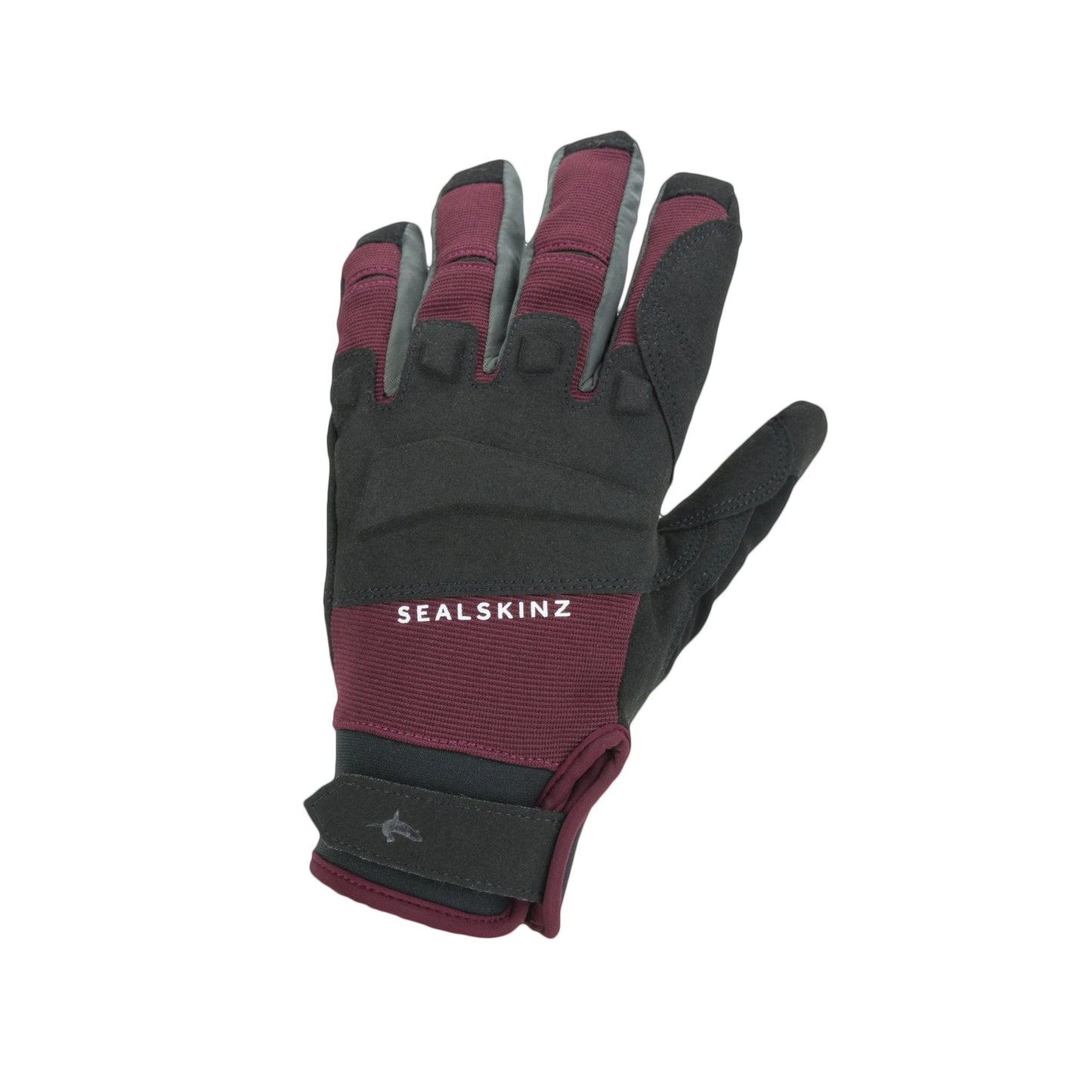 SEALSKINZ WATERPROOF ALL WEATHER MTB GLOVE - RED