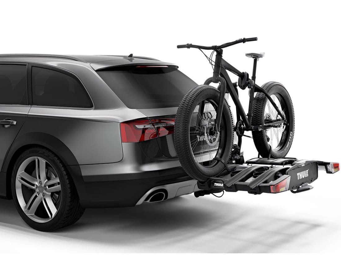 THULE EASYFOLD XT 3-BIKE TOWBAR MOUNTED CARRIER WITH ACUTIGHT TORQUE KNOBS