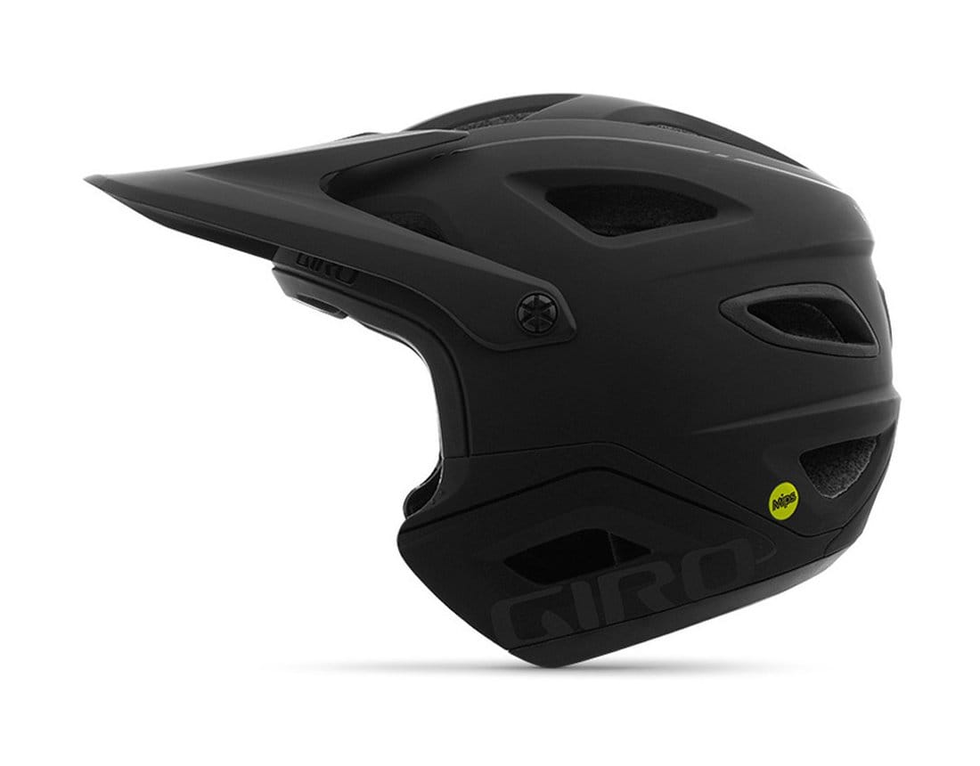 GIRO SWITCHBLADE MIPS FULLFACE HELMET - MATTE BLACK/GLOSS BLACK