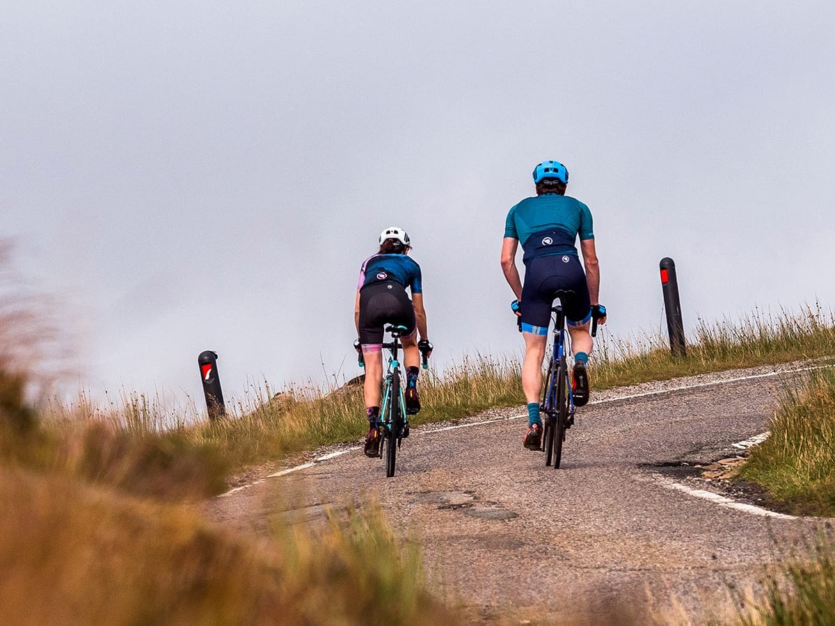 ENDURA COOLMAX STRIPE SOCKS - KINGFISHER