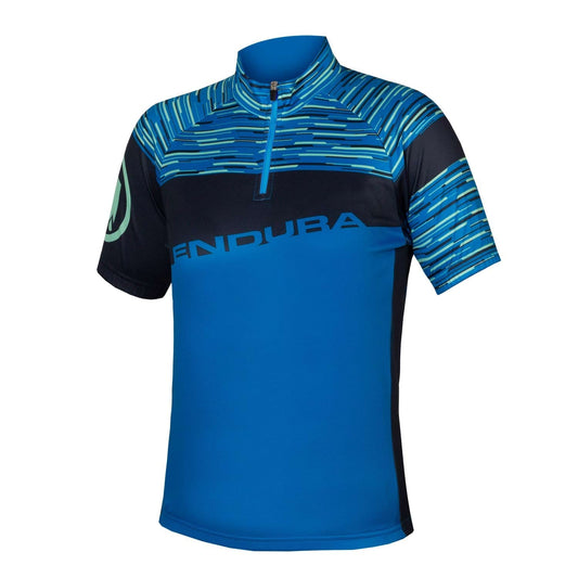 ENDURA KIDS HUMMVEE RAY S/S JERSEY - AZURE BLUE