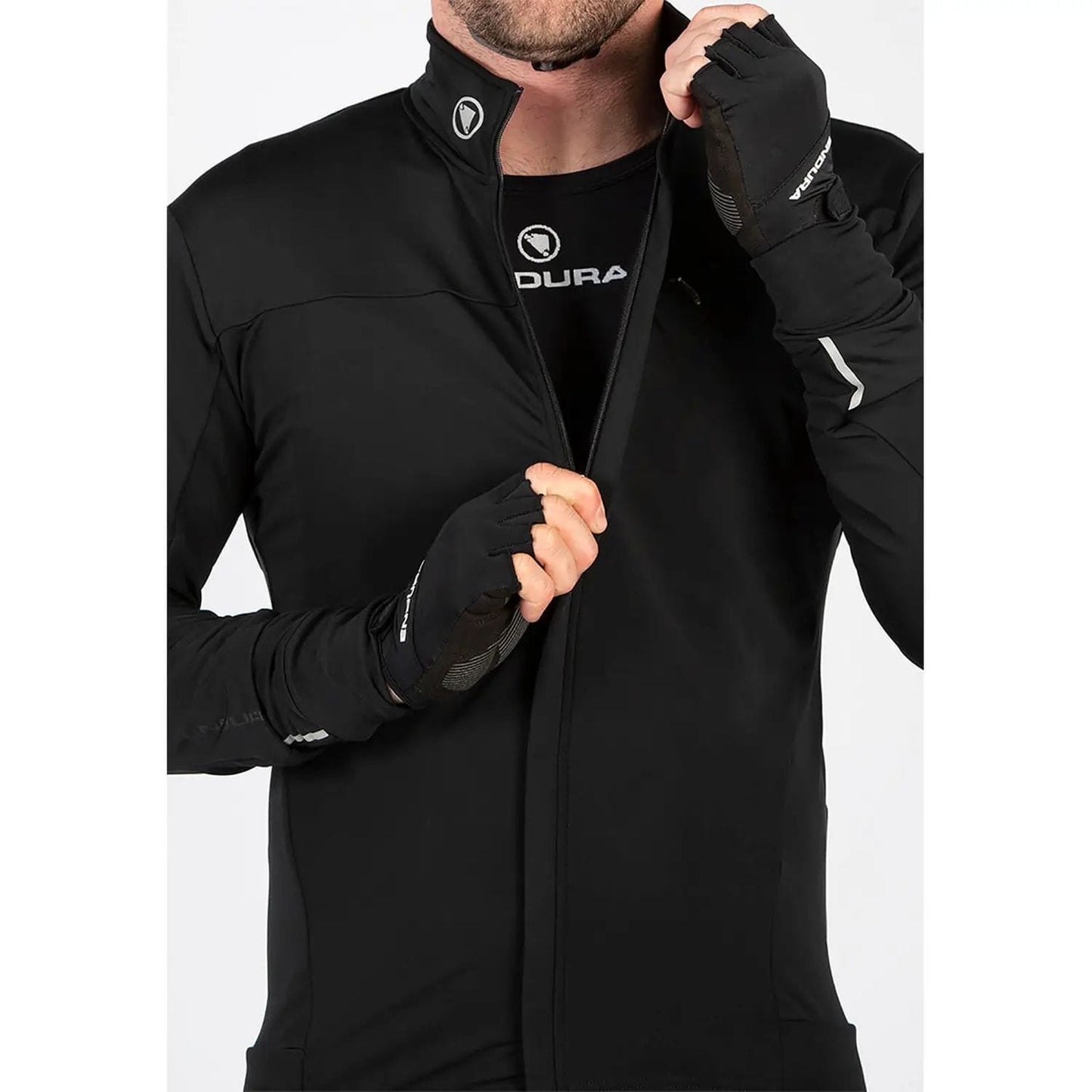 ENDURA XTRACT ROUBAIX L/S JERSEY - BLACK