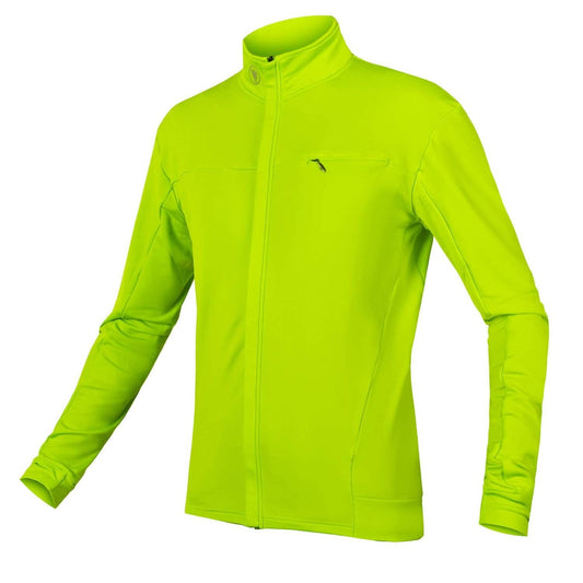ENDURA XTRACT ROUBAIX L/S JERSEY HI-VIZ YELLOW