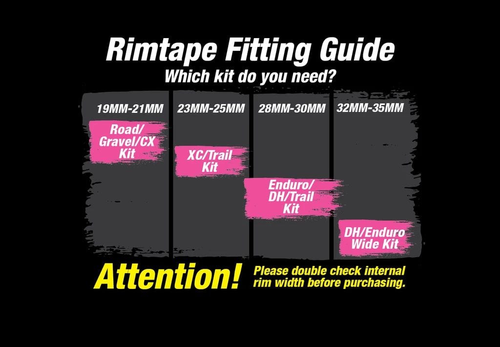MUC-OFF ULTIMATE ROAD 60mm TUBELESS SETUP KIT