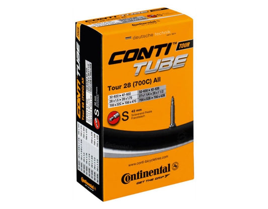 CONTINENTAL TOUR 28 700 x 32-47C 42MM PRESTA VALUE INNER TUBE