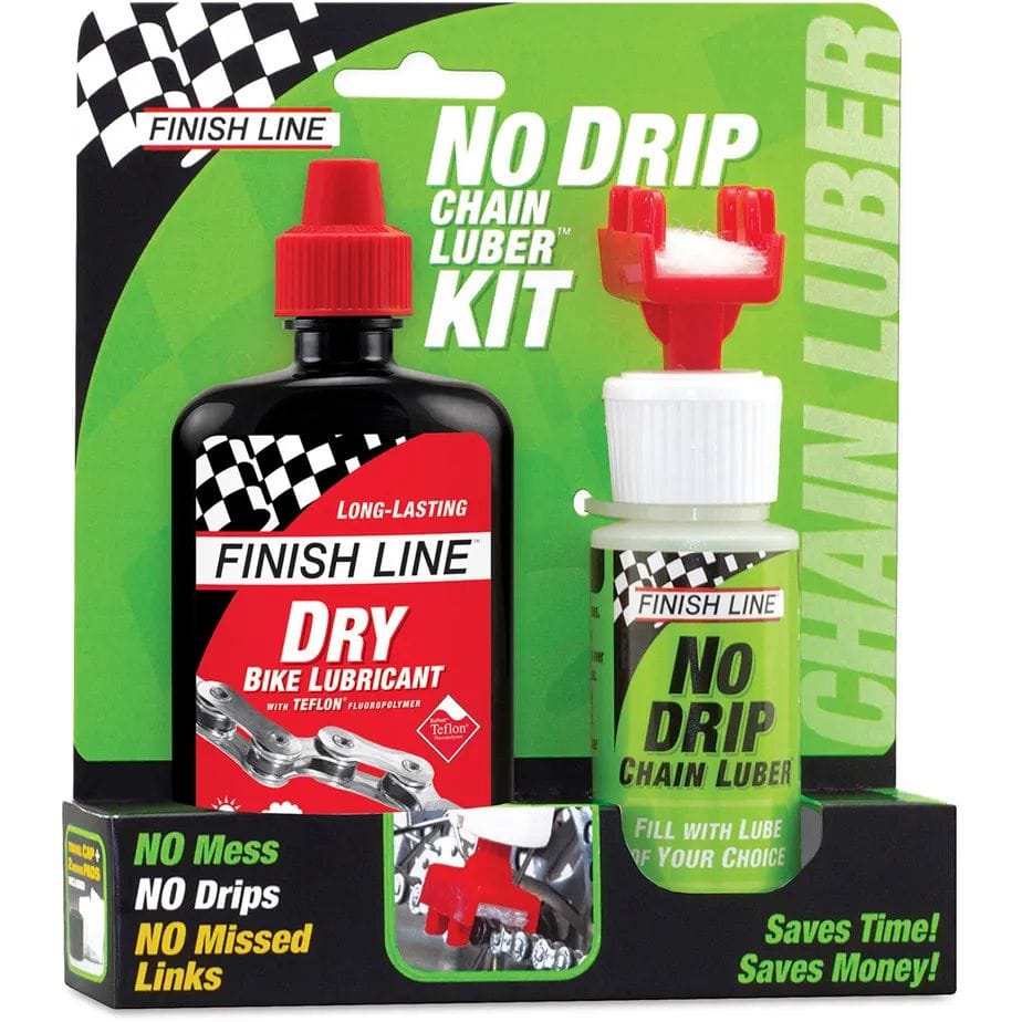 FINISH LINE NO DRIP CHAIN LUBE KIT - DRY LUBE