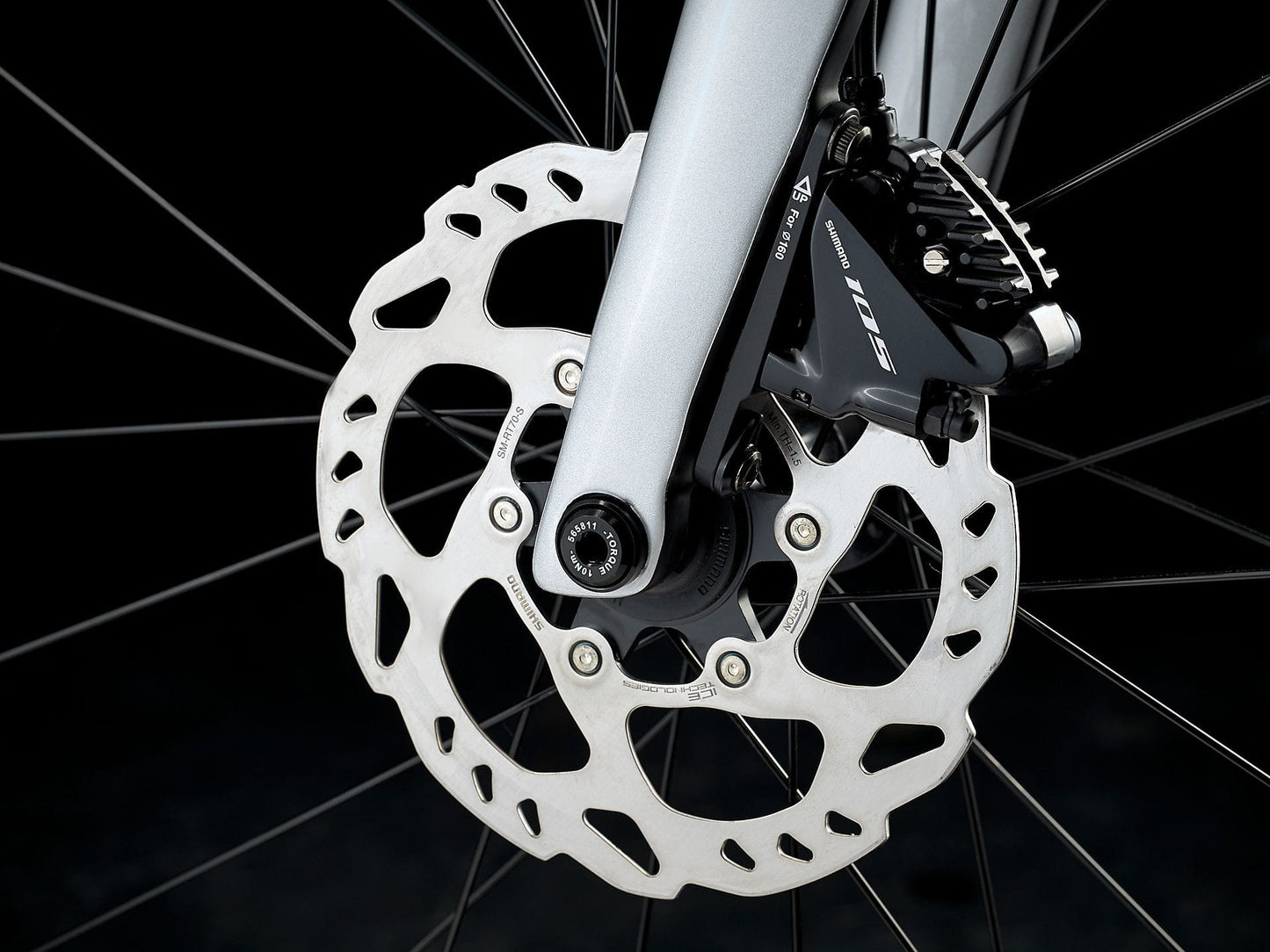 TREK EMONDA SL 5 DISC ROAD BIKE 2022 - QUICKSILVER