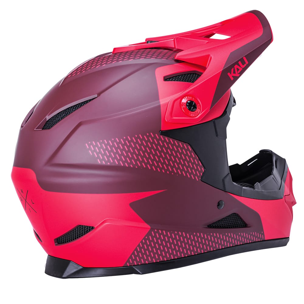 KALI ZOKA DASH YOUTH FULL FACE HELMET - MATTE RED/BURGUNDY