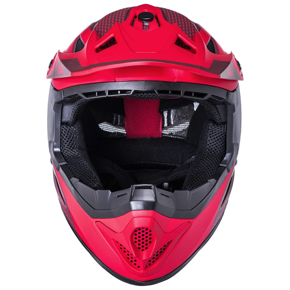 KALI ZOKA DASH YOUTH FULL FACE HELMET - MATTE RED/BURGUNDY